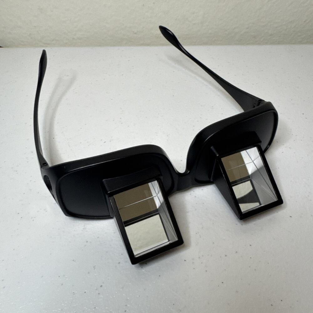 Lazy Glasses Bed Prism Glasses, Horizontal High Definition Reading Glasses fo...